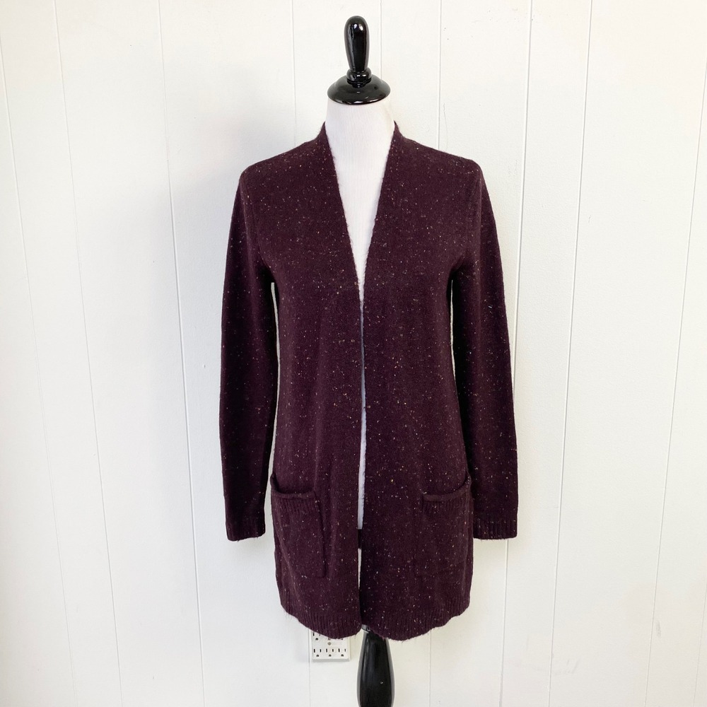 NWT Love Ellie Wells Confetti Cardigan Dark Purple Size Small Stitch Fix